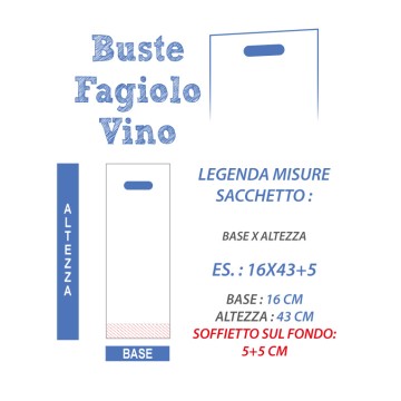 Buste Plastica per Vino con Logo