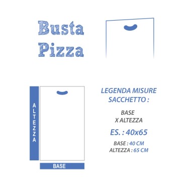 Buste Porta Pizze in Plastica con Logo